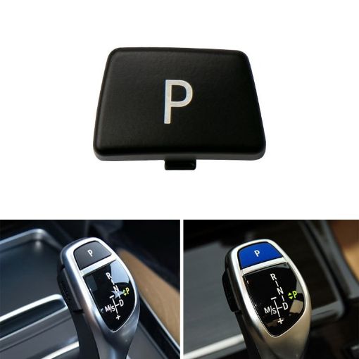 BMW 5 Series 2002-2010 Gear Lever Auto Parking Button Cap (Black) - 1