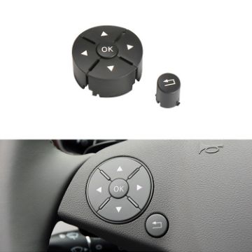 Mercedes-Benz W204 2007-2014 Left Side Steering Wheel Switch Panel - Black - 1