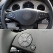 Mercedes-Benz W204 2007-2014 Right Side Steering Wheel Switch Panel, Black - 7