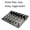 6 Groups Shake Switch AOS3045 Switch Panel Marine Retrofit - 5
