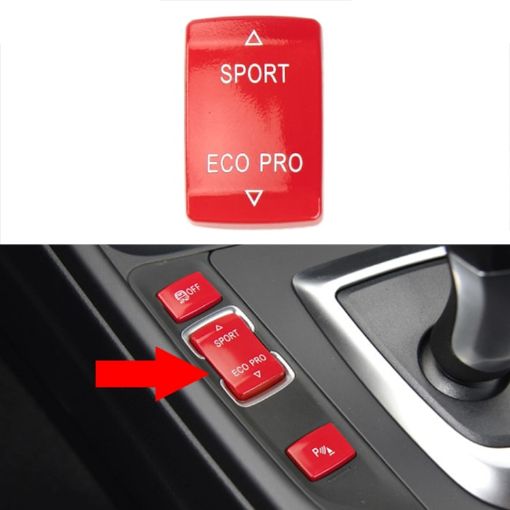 BMW 3 Series Left Driving Car Central Control Sport Button (Red) - 1
