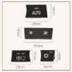 BMW Left Driving Car Air Conditioner Panel Switch Button - 3