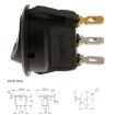 2pcs KCD1-102N Round 3Pin Rocker Switch LED Light 12V Car Modification - 3