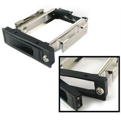 3.5" Serial II HDD-ROM Mobile Rack - Black - 1