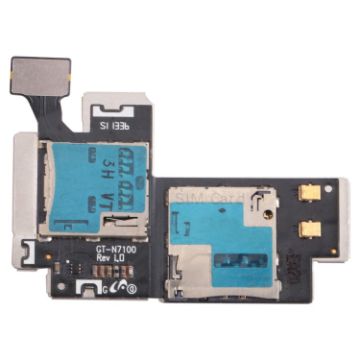 Samsung Galaxy Note II/N7100 SIM Card Holder Flex Cable - 1