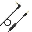 3.5mm Male to Male Earphone Cable with Mic - 1.4m (Black) - 3