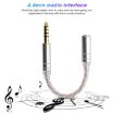 ZS0156 Audio Cable 3.5mm Male to 4.4mm Female Adapter - 3