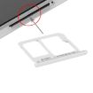 Silver SIM Card Tray and Micro SD Card Tray for A3/A5/A7 (2016) - 1