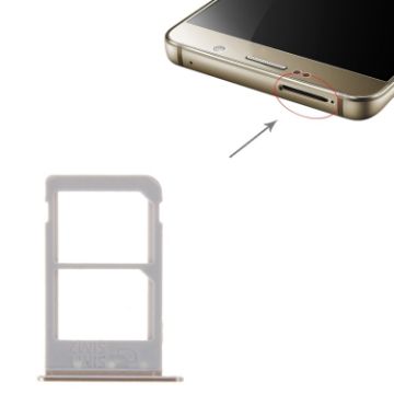 Gold SIM Card Tray for Galaxy Note 5/N920 - 2 SIM Slots - 1