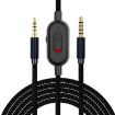 ZS0193 Headphone Audio Cable for Logitech Astro A10 A40 - Black - 1