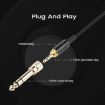 ZS0225 Headphone Audio Cable for AKG Q701/Pioneer HDJ-2000 - Black - 6
