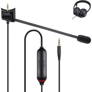 Black Gaming Headphone Cable for BOSE QC45 - ZS0242 - 1