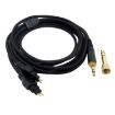 Sennheiser HD580 HD600 HD650 HD660S Headphone Audio Cable - Black - 2