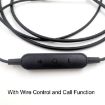 Shure SE215+ MMCX Audio Headphone Cable - Wire Control & Call Function - 3