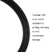 2m Replacement Audio Cable for ATH-M50X/M40X/M60X/M70X Headset (Black) - 3