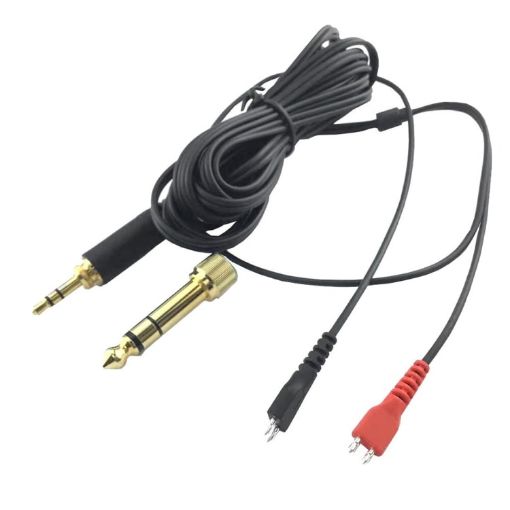 Sennheiser HD25/HD560/HD540 Audio Cable - Left Long Right Short - 1