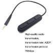 Bluetooth Cable for BOSE QC25/OE2/QC35/AKG/Y50/Y40 Headphones (Black) - 3