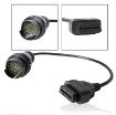 38 Pin OBDII Connector Cable - Black - 1