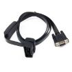 Car OBD Extended Diagnostic Tool OBD2 16PIN to DB9 Serial RS232 Cable - 1
