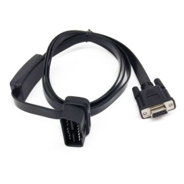 Car OBD Extended Diagnostic Tool OBD2 16PIN to DB9 Serial RS232 Cable - 1