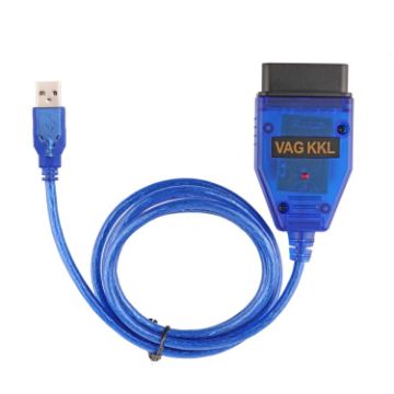 VAG-COM Car Scanner for VW/Audi 409.1 - USB Cable - Blue - 1