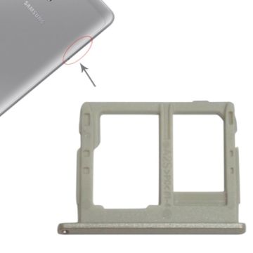 Gold SIM Card Tray + Micro SD Tray for Galaxy Tab A 8.0/T380/T385 - 1