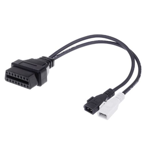2x2 Pin to 16 Pin OBDII Diagnostic Cable for Audi - 1