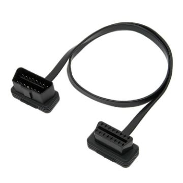 16PIN Car OBD Diagnostic Extended Cable OBD2 Male to Female 30cm - 1