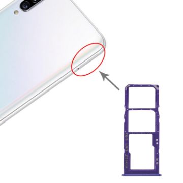 Samsung Galaxy A30s SIM Card Tray + Micro SD Card Tray (Blue) - 1