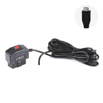 H508 OBD Car Charger Driving Recorder Power Cord 12/24V To 5V - 1