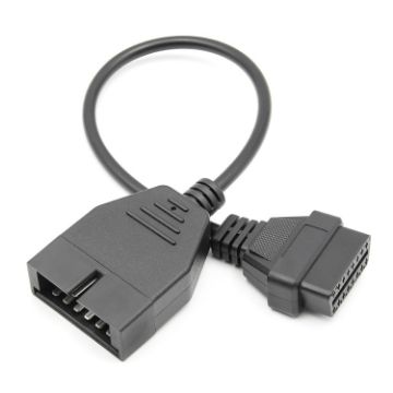 12Pin to 16Pin Car OBD2 Conversion Cable for GM - OBDII Diagnostic Adapter - 1
