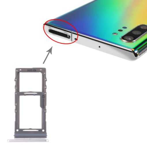Samsung Galaxy Note10+ SIM Card Tray/Micro SD Card Tray - White - 1