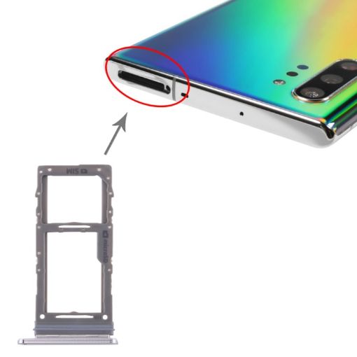 Samsung Galaxy Note10+ SIM Card Tray/Micro SD Card Tray - Grey - 1