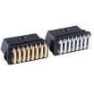 2 PCS J1962f OBD2 16PIN 90 Degree Bend Female Head Connector - 1