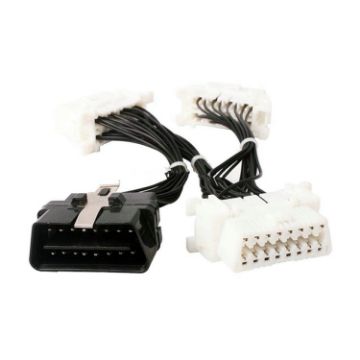 ELM327 OBD2 16Pin Male to 3 Female Car Diagnostic Cable - 1
