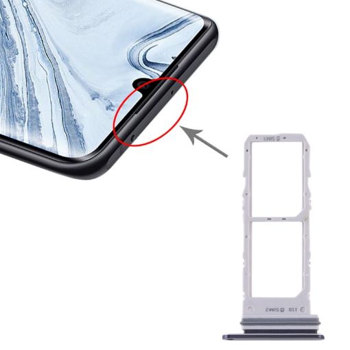 Samsung Galaxy Note10 SIM Card Tray + SIM Card Tray - Black - 1