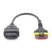 Benelli Motorcycle OBD 6 Pin to 16 Pin Adapter Cable - 2