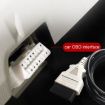 15PIN Car OBD Connector Plug Diagnostic Cable - Black - 7