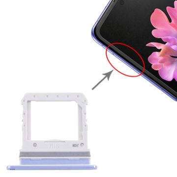 Samsung Galaxy Z Flip SM-F700 Blue SIM Card Tray - 1