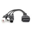 Motorcycle OBD II Adapter Cable for Honda/Yamaha - 3