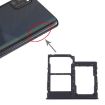 Samsung Galaxy A41/A415 SIM Card Tray + Micro SD Card Tray - Black - 1