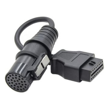 Iveco 30 Pin Male to OBDII 16 Pin Female Truck Adapter Cable - 1