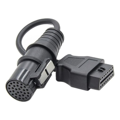 Iveco 30 Pin Male to OBDII 16 Pin Female Truck Adapter Cable - 1