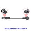 Iveco 30 Pin Male to OBDII 16 Pin Female Truck Adapter Cable - 5