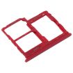 Samsung Galaxy A01 Core SM-A013 SIM Card Tray + Micro SD Card Tray (Red) - 3
