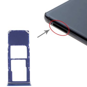 Samsung Galaxy A9 (2018) SM-A920 SIM Card Tray + Micro SD Card Tray Blue - 1