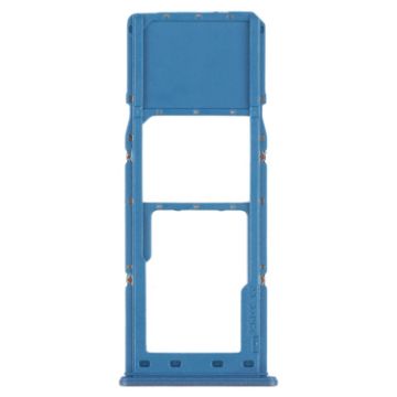 Samsung Galaxy A12 SM-A125 SIM Card Tray + Micro SD Card Tray Blue - 1