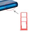 Samsung Galaxy A12 SM-A125 SIM Card Tray + Micro SD Card Tray (Red) - 4