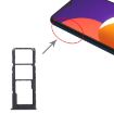 Samsung Galaxy M12 SM-M127 SIM Card Tray + Micro SD Card Tray (Black) - 4
