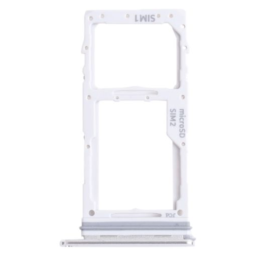 Samsung Galaxy S10 Lite SM-G770 SIM Card Tray + Micro SD Card Tray (Silver) - 1